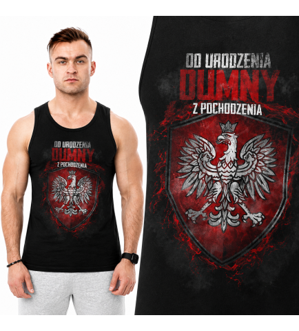 tank-top patriotyczny OD URODZENIA DUMNY